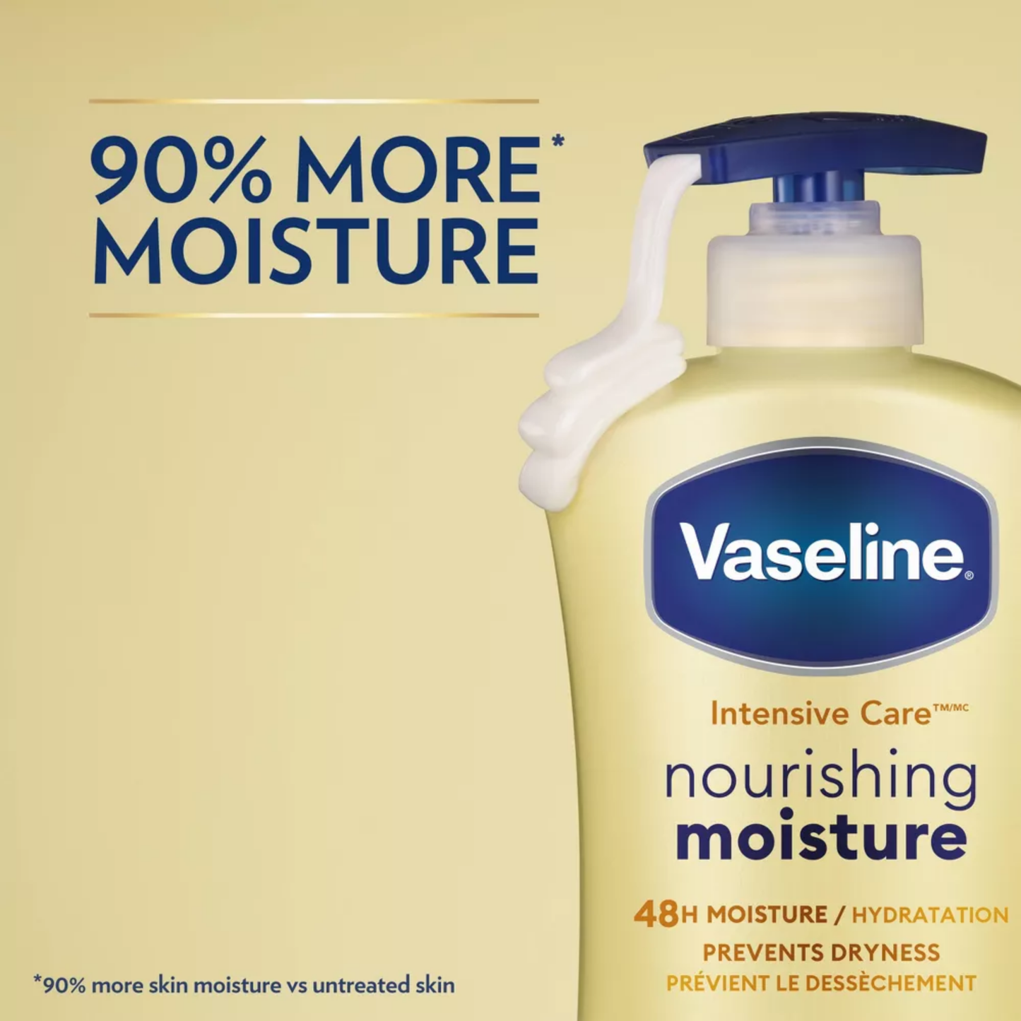 Vaseline Intensive Care Body Lotion with Oat Extract, for Dry Skin, 600 ml Each